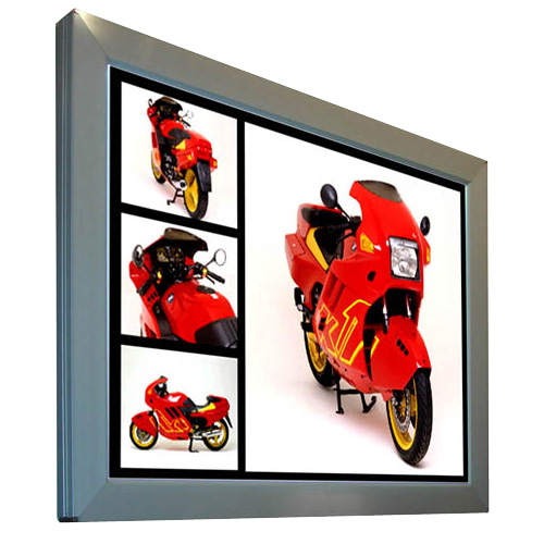 ProductImages/Wall mounted light boxes: lit 'snap' frames