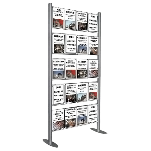 PF3A: Upright ladder displays (for hook-over poster holders)