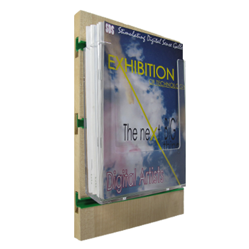 LM5: Slatwall leaflet dispensers (brochure holders) - injection moulded