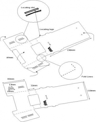 Flat pack third A4P (DL) leaflet dispenser